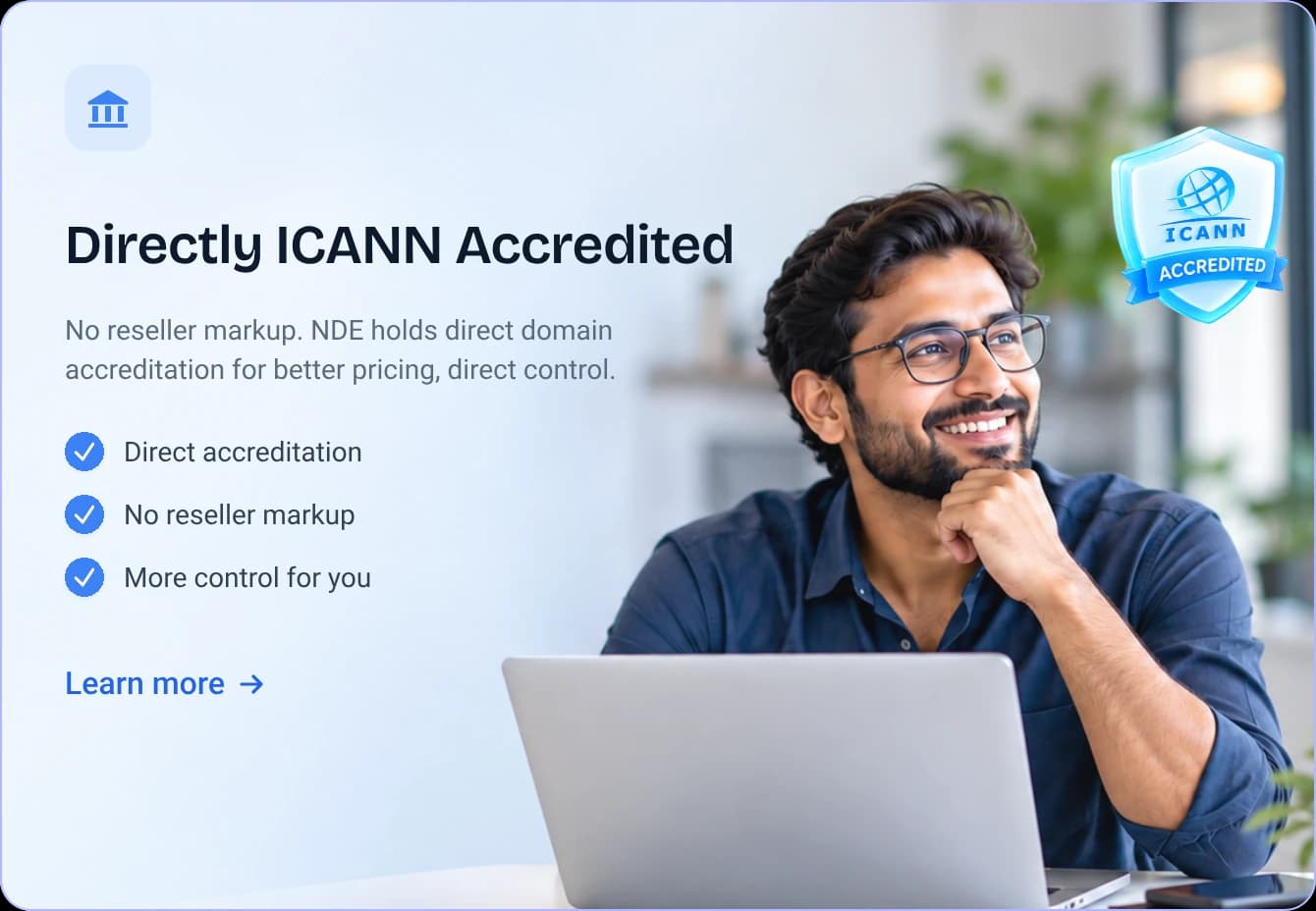 Directly ICANN accredited