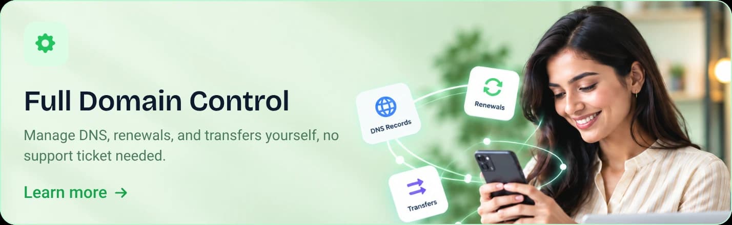 Full domain control