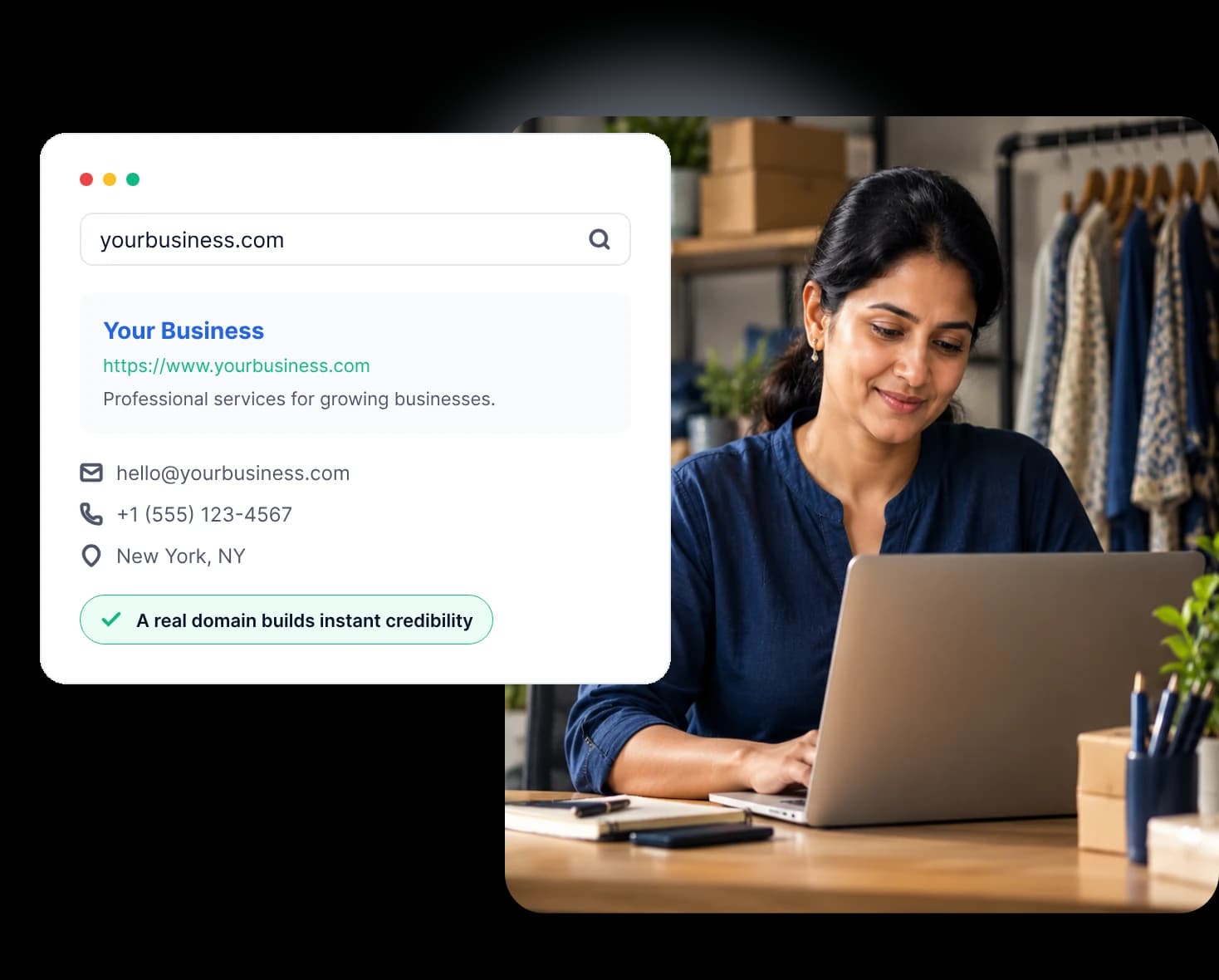 Your domain is your first impression online