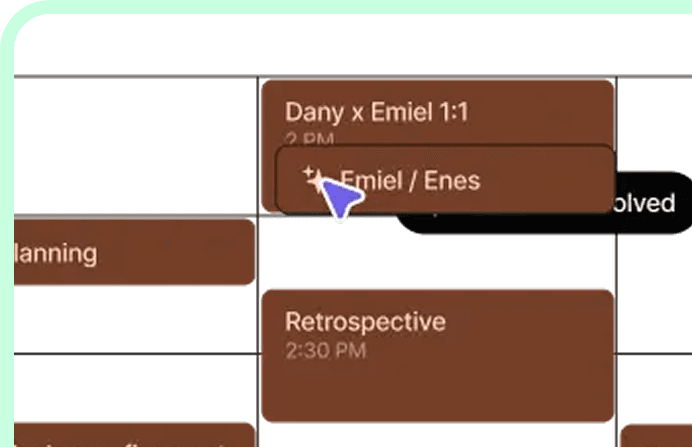 Main calendar preview