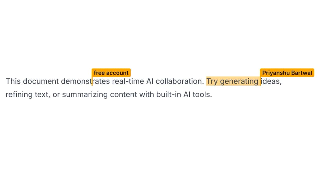 Real-Time Collaboration